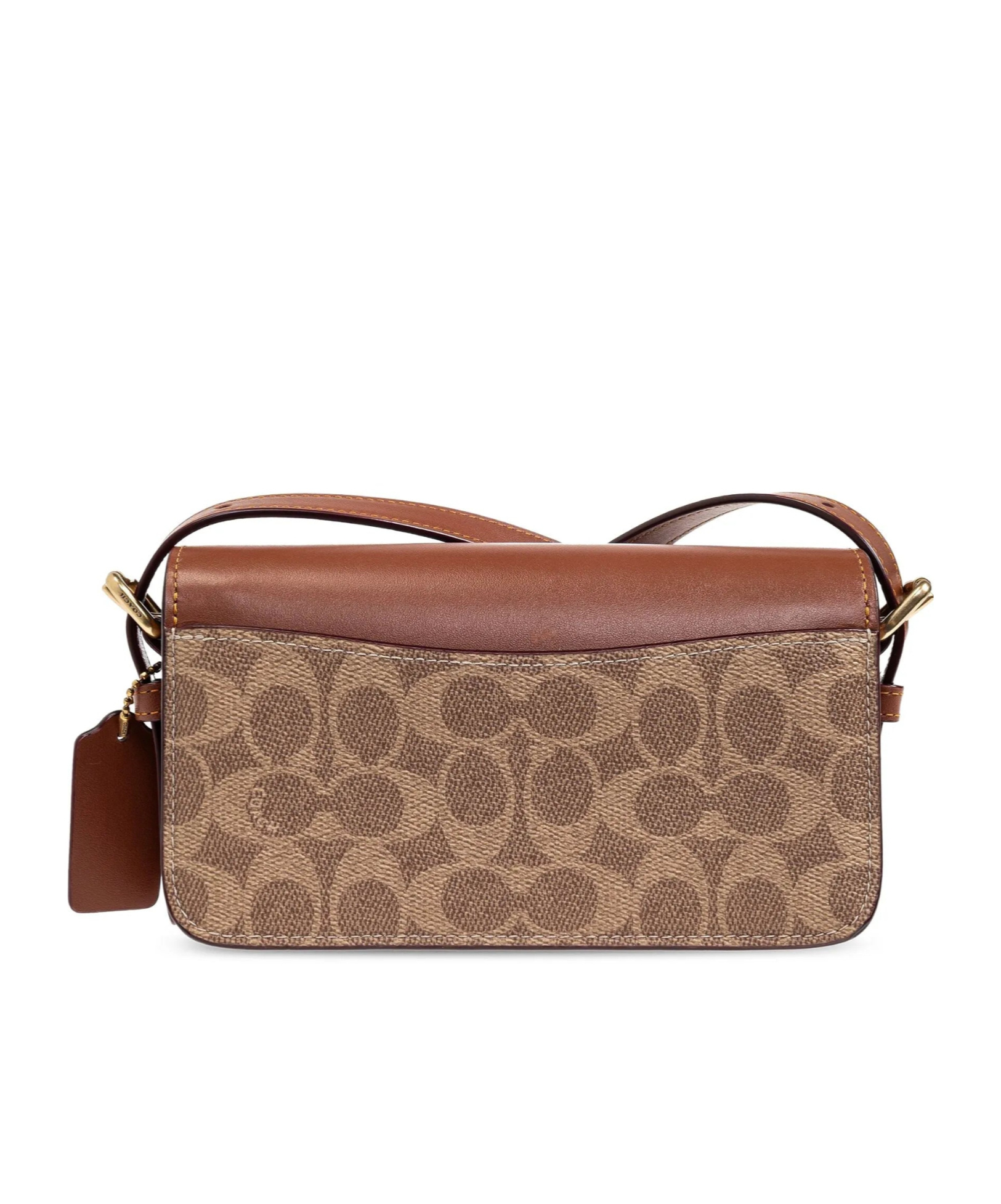 Coach Zoe Signature Coated Canvas Tan Caramel Shoulder Bag