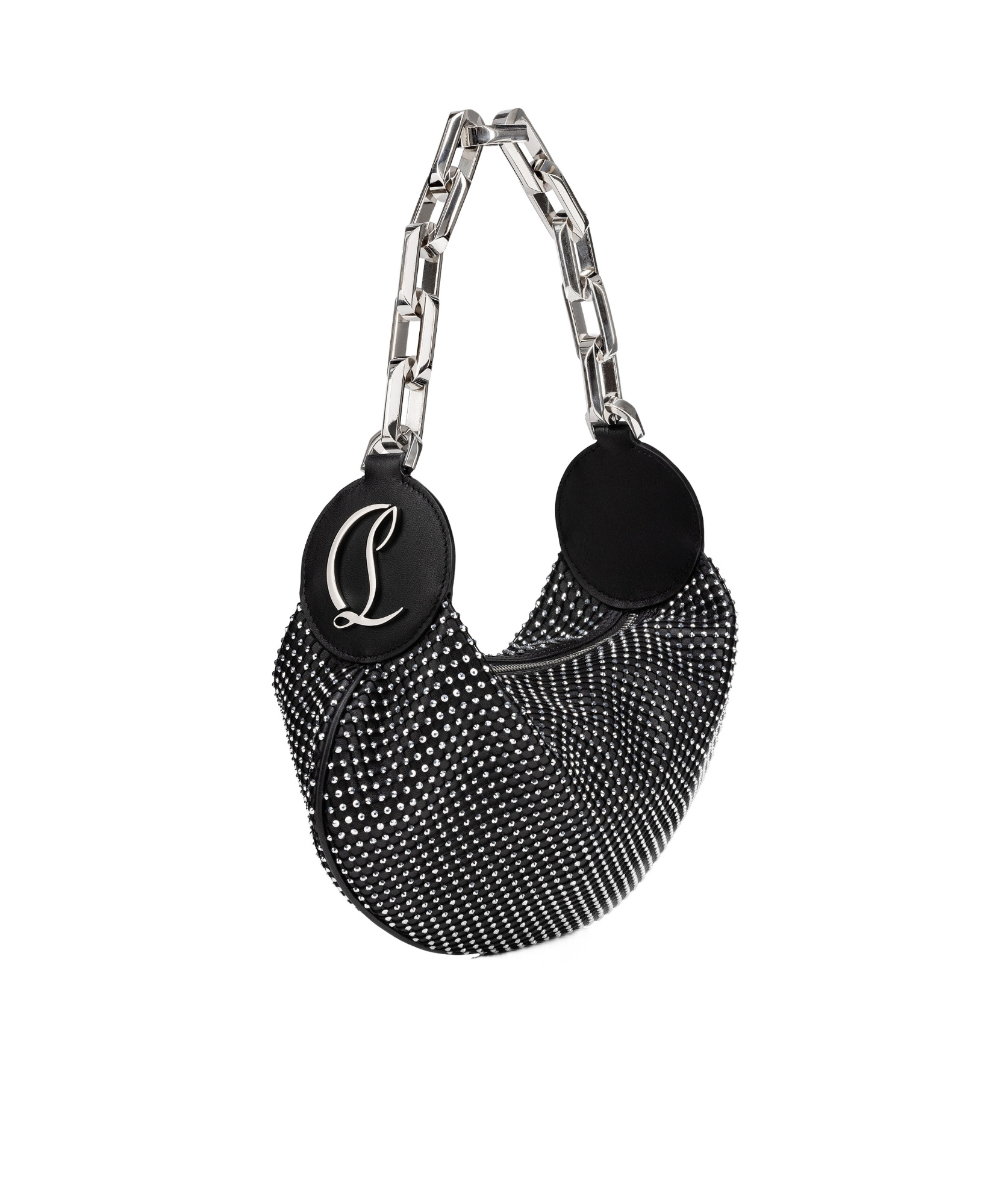 Christian Louboutin Le 54 Chain Shoulder Bag In Black