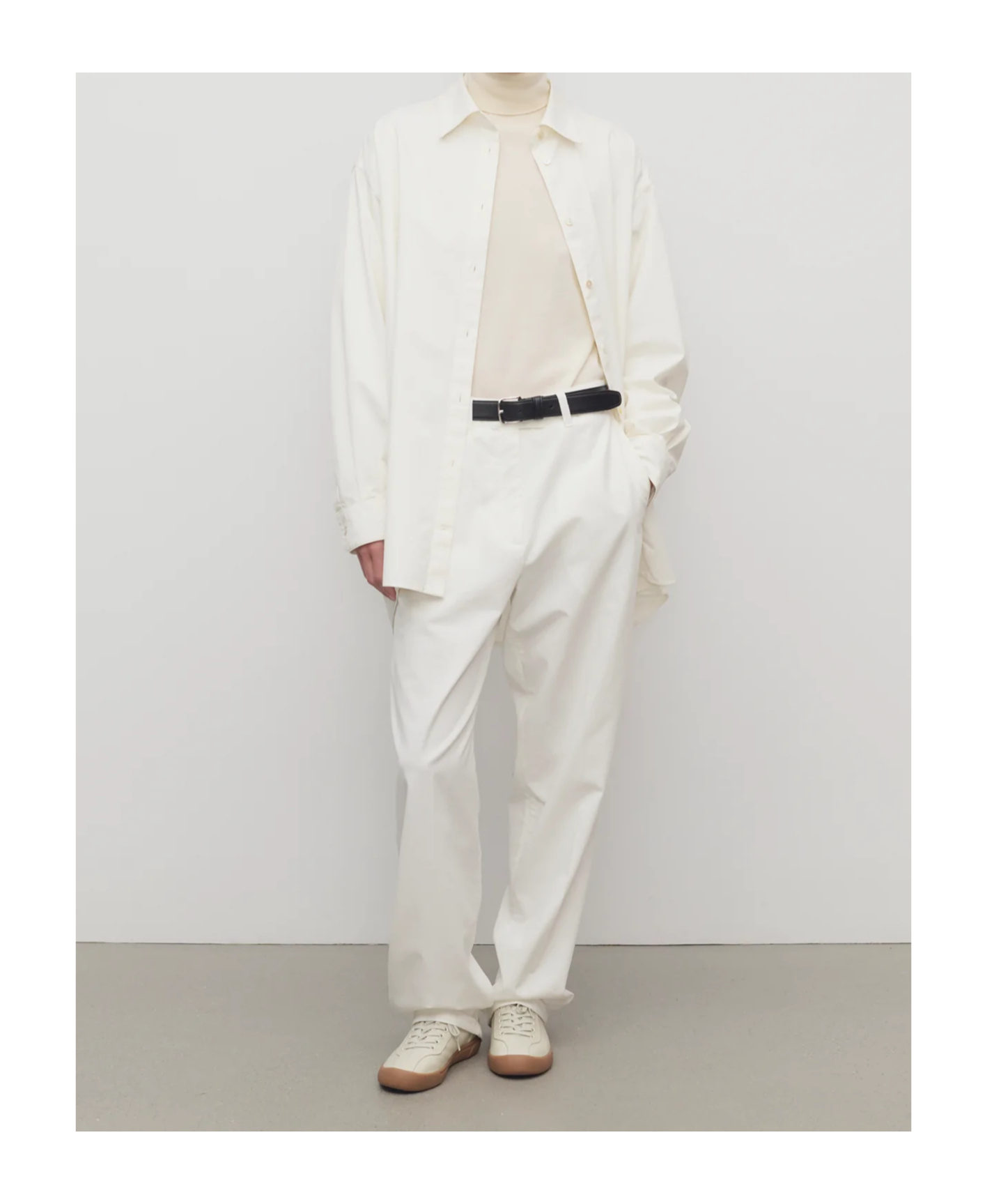 The Row Belt Loop Casual Pants In White