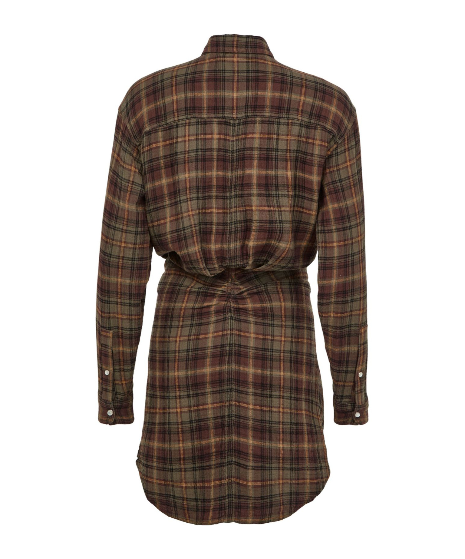 Shop Isabel Marant Étoile Nueva Mini Dress In Brown