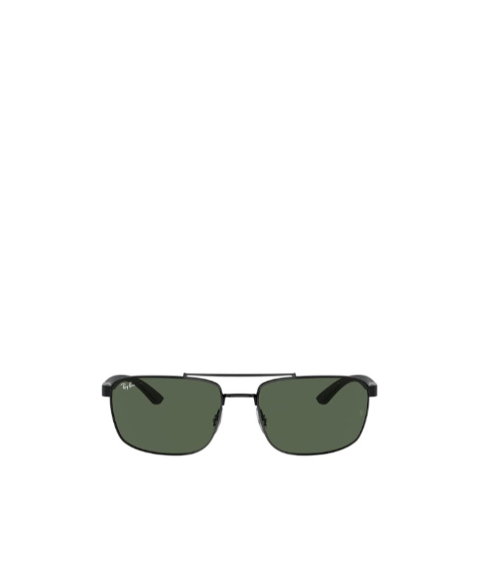 Ray Ban 60mm Rectangular Sunglasses In Green