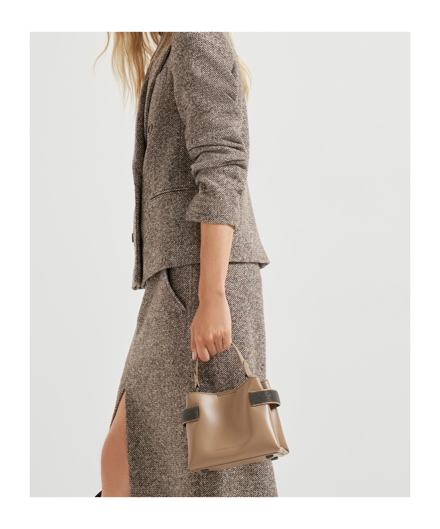 Brunello Cucinelli Women Hazelnut Essence Small Top-handle Bag In Brown