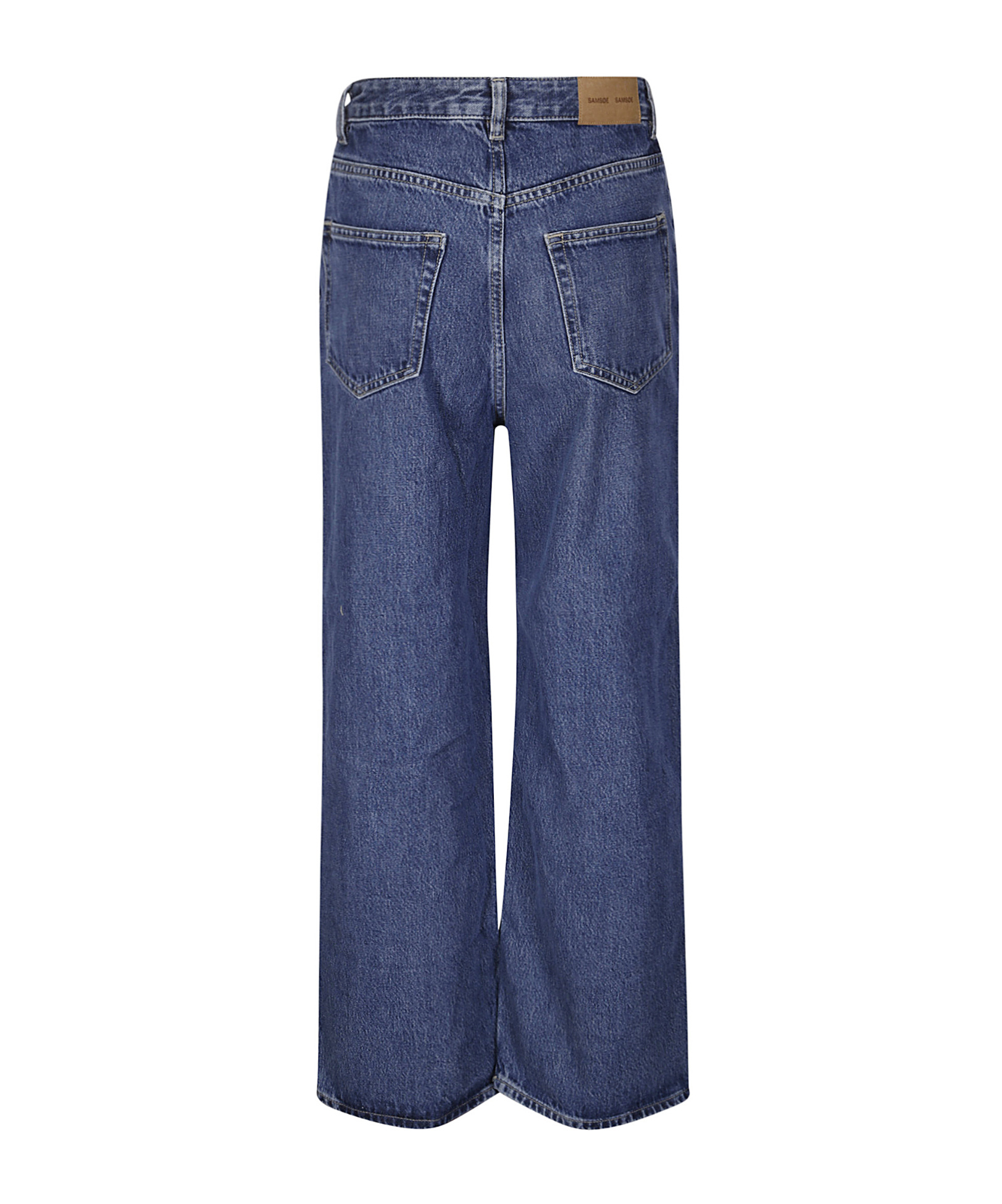 Samsoe & Samsoe Denim Trousers With Belt Loops