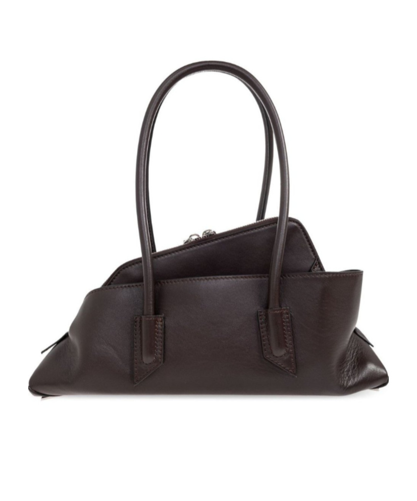 Attico Small La Passeggiata Tote Bag In Black