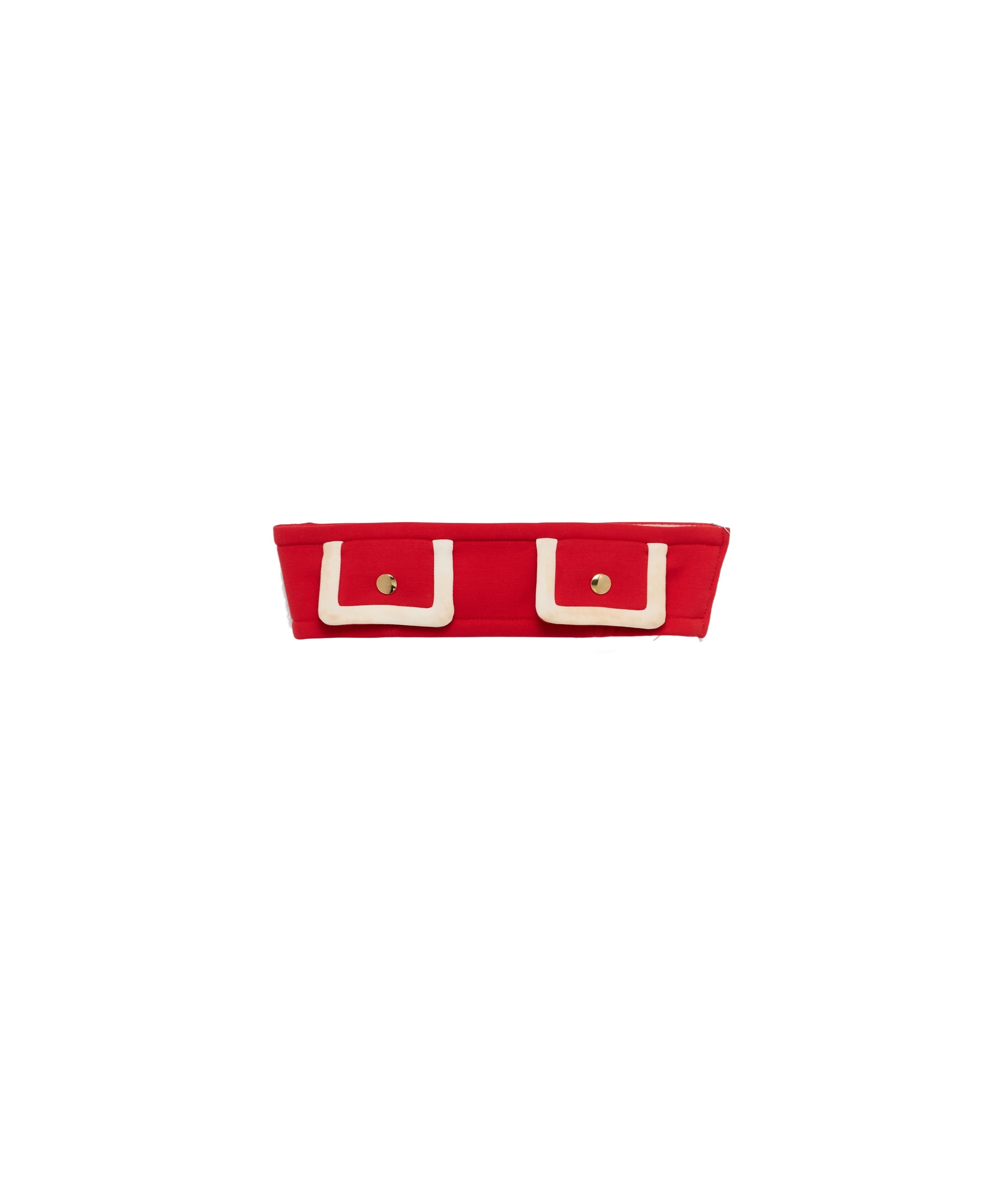 Prada Crop-top In Lana Rossa Donna In Red
