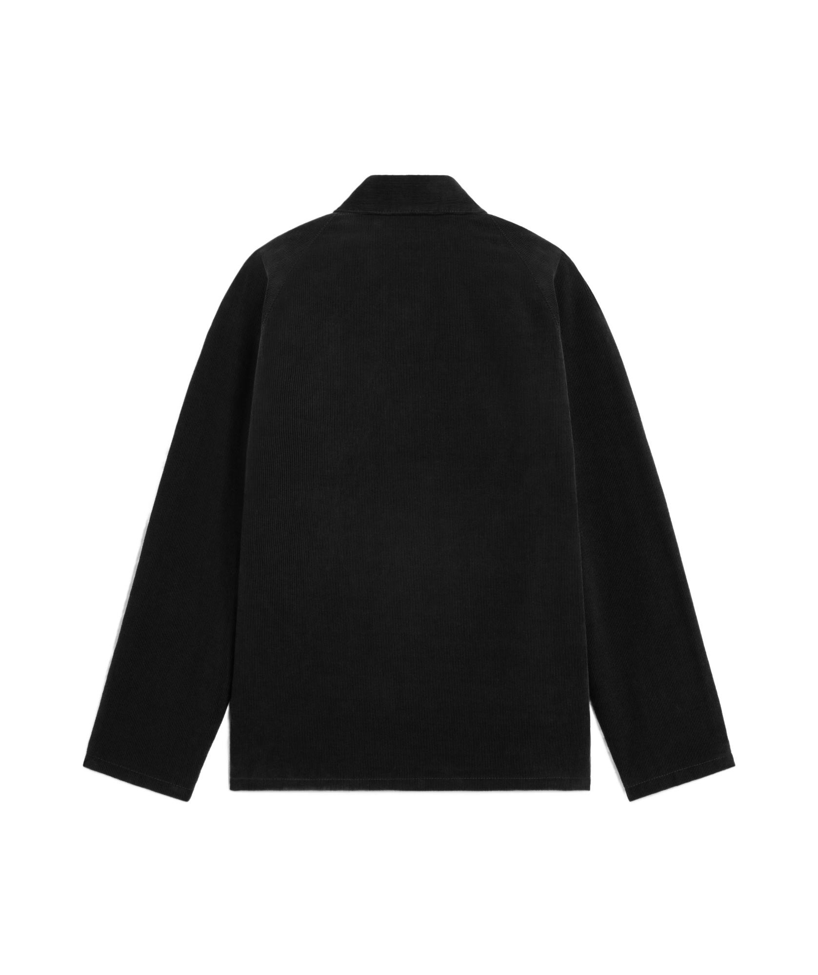 Celine Carcoat In Corduroy In Black
