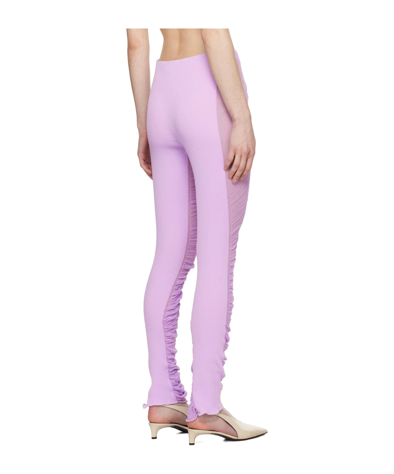 Shop Issey Miyake Ambitious Leggings In Pink