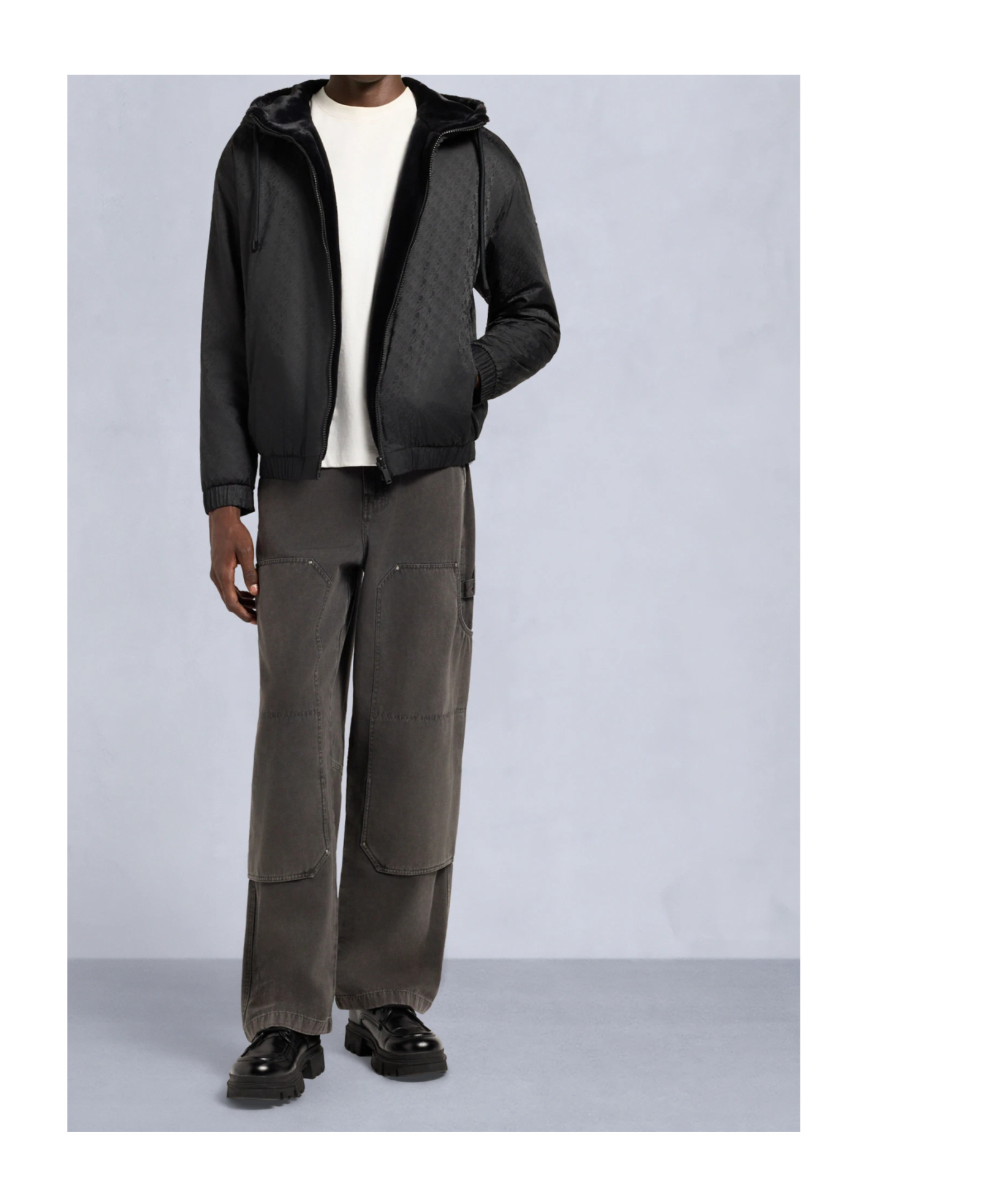 Moose Knuckles Borden Mono Bunny Jacket In Black