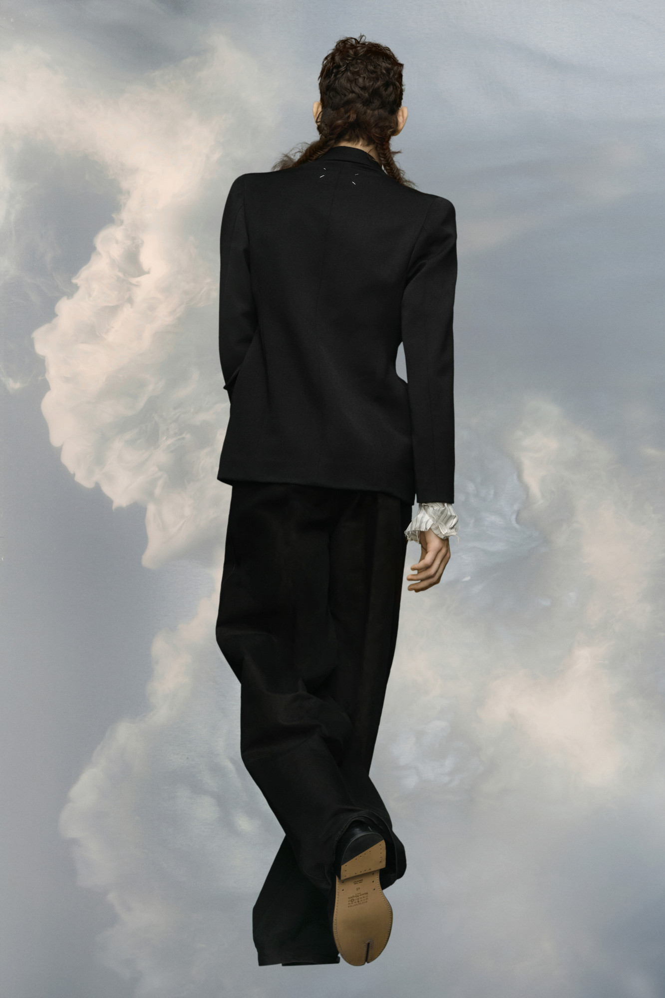 Maison Margiela Double-breasted Tailored Blazer In Black