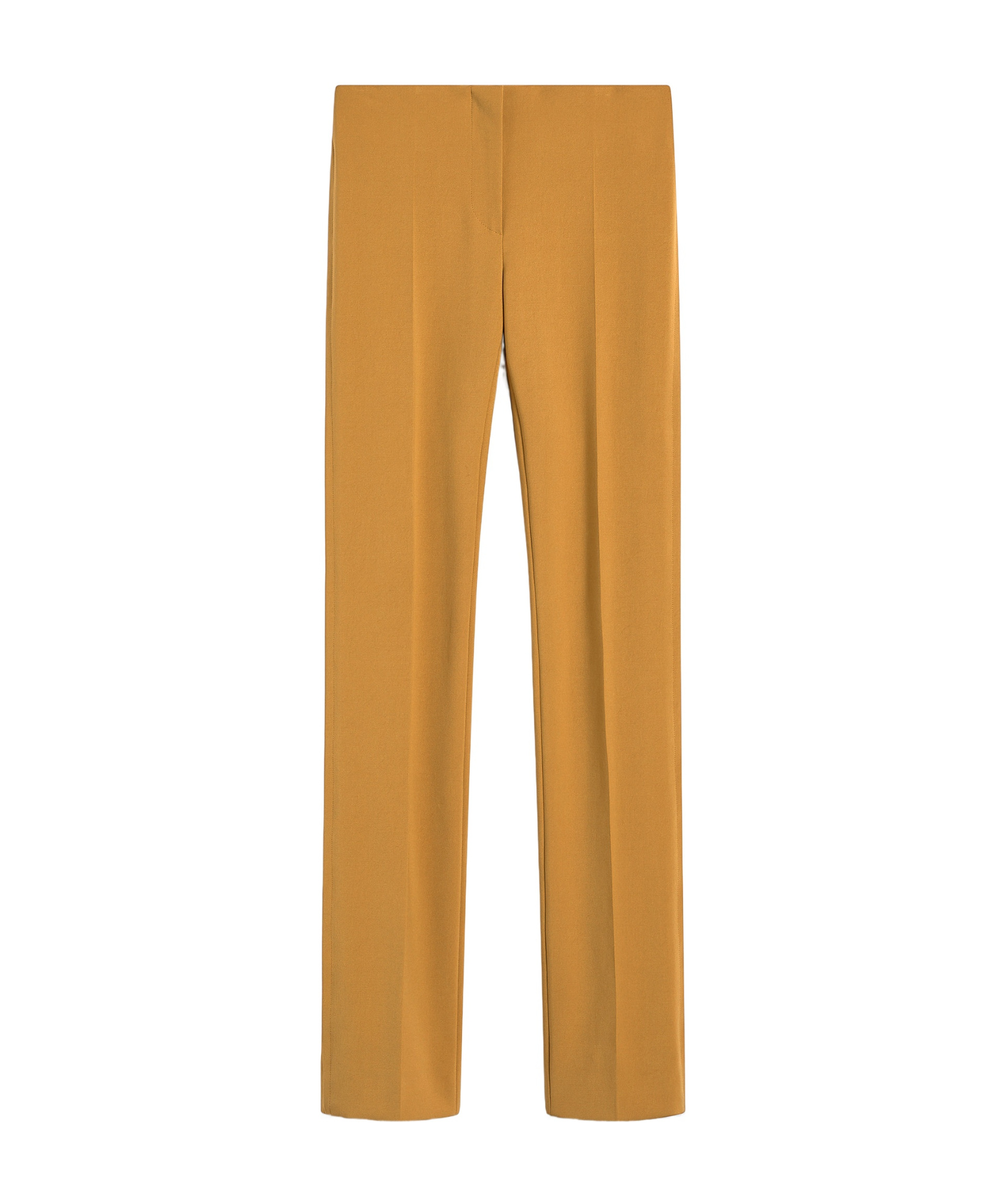 Sportmax Low-rise Stretch Trousers - Runway - Ochre In Brown