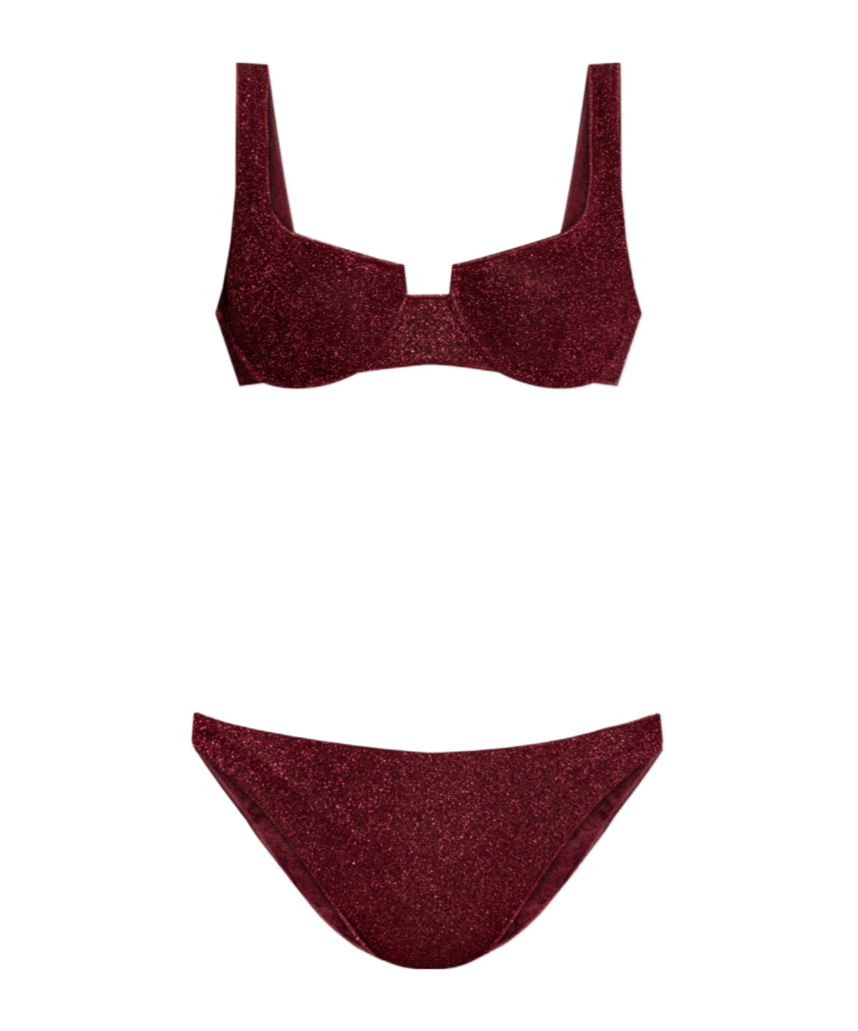 Shop Oseree Wide Strap Two Piece Swimsuit