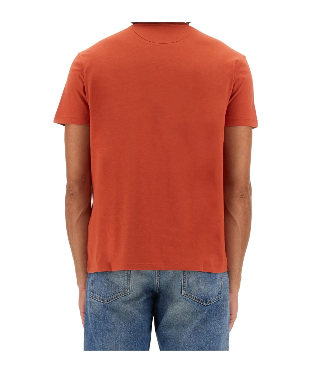 Valentino Relaxed-fit Orange Cotton T-shirt In Orange