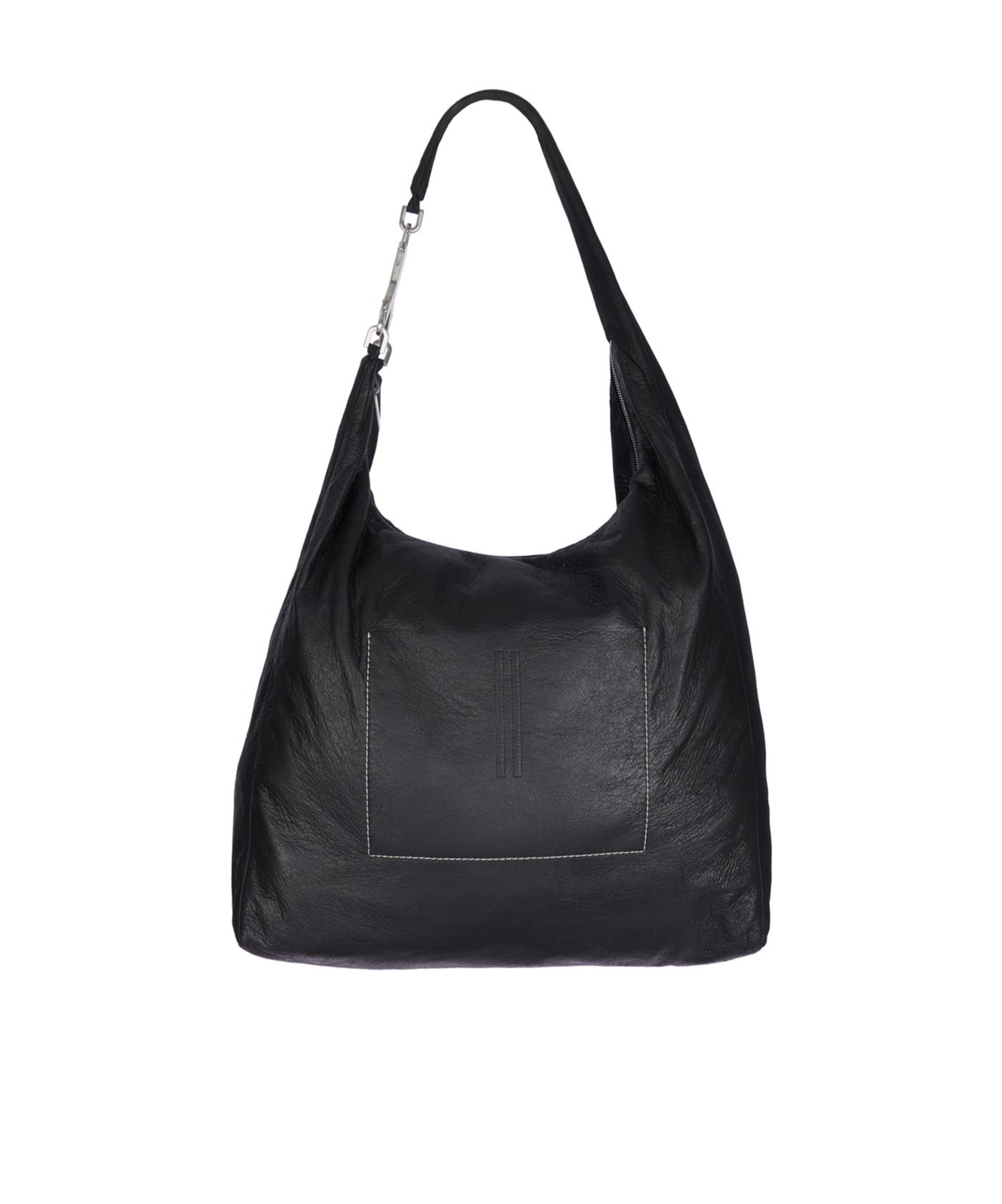 Rick Owens Logo Shoulder Bag In Black