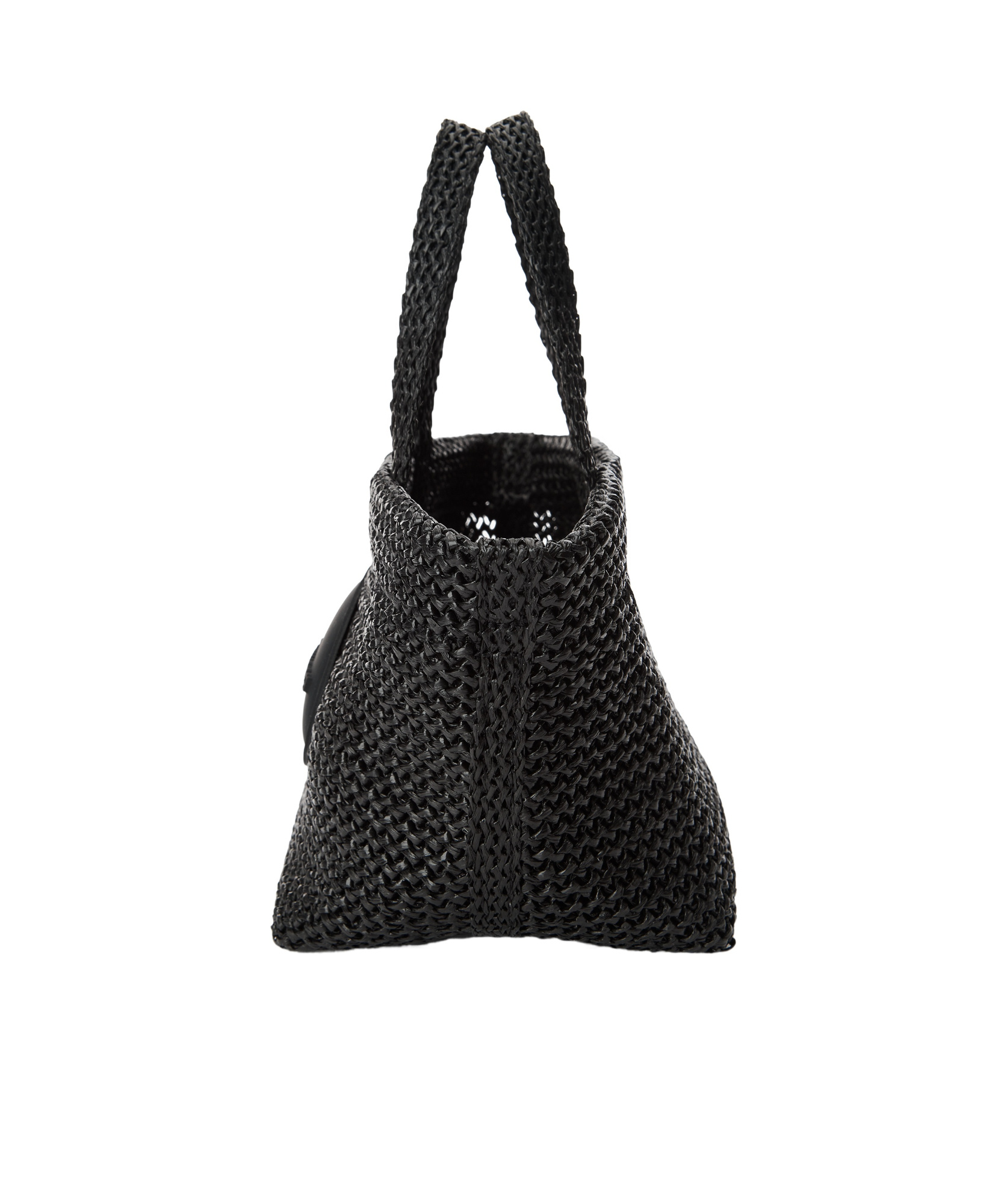 Alexander Wang Women Black Crochet Small Punch Handbag In Black