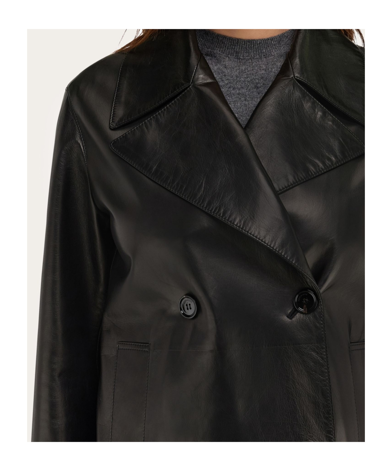Ferragamo Blouson En Nappa In Black