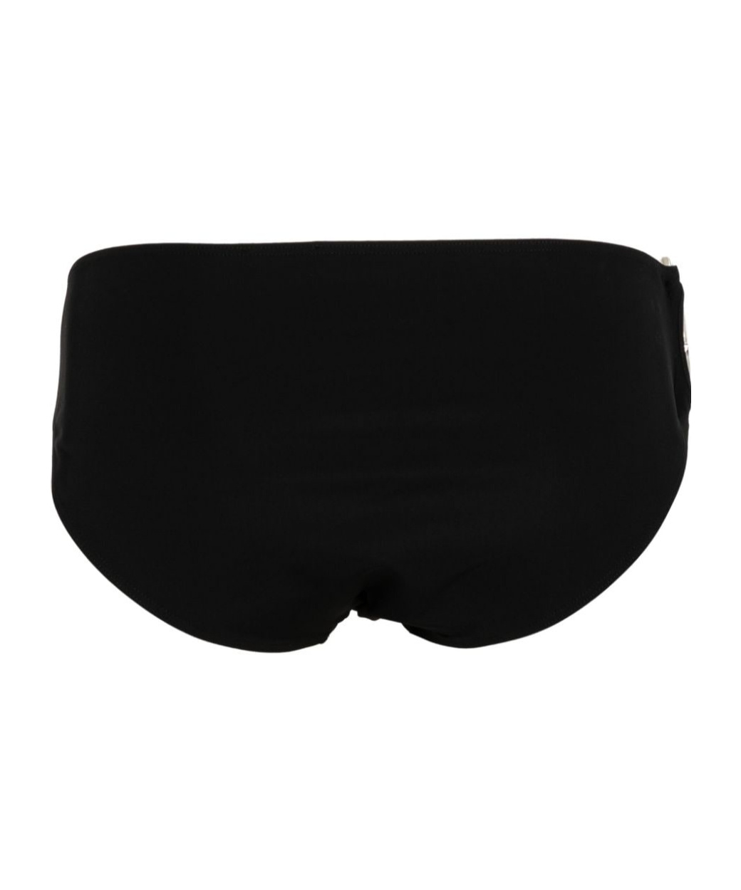 Rick Owens Plaque-appliqué Swim Trunks In Black