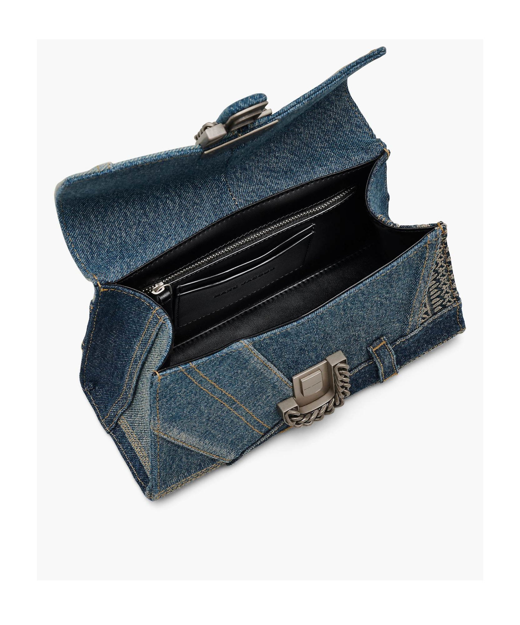 Shop Marc Jacobs Logo Shoulder Bag In Black