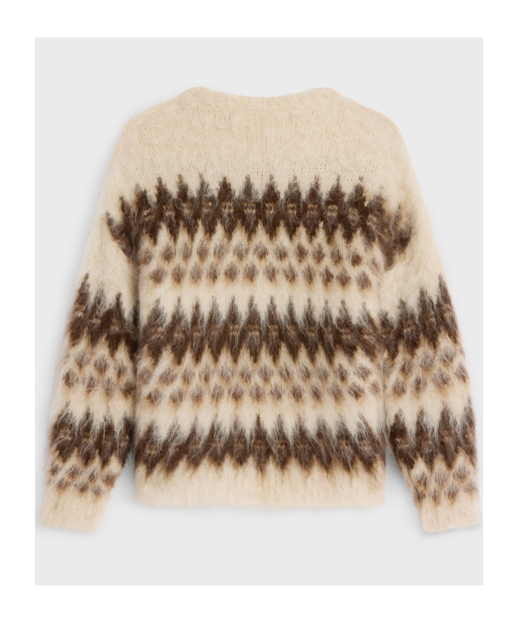 Celine Round-neck And Long-sleeved Sweater In Nude