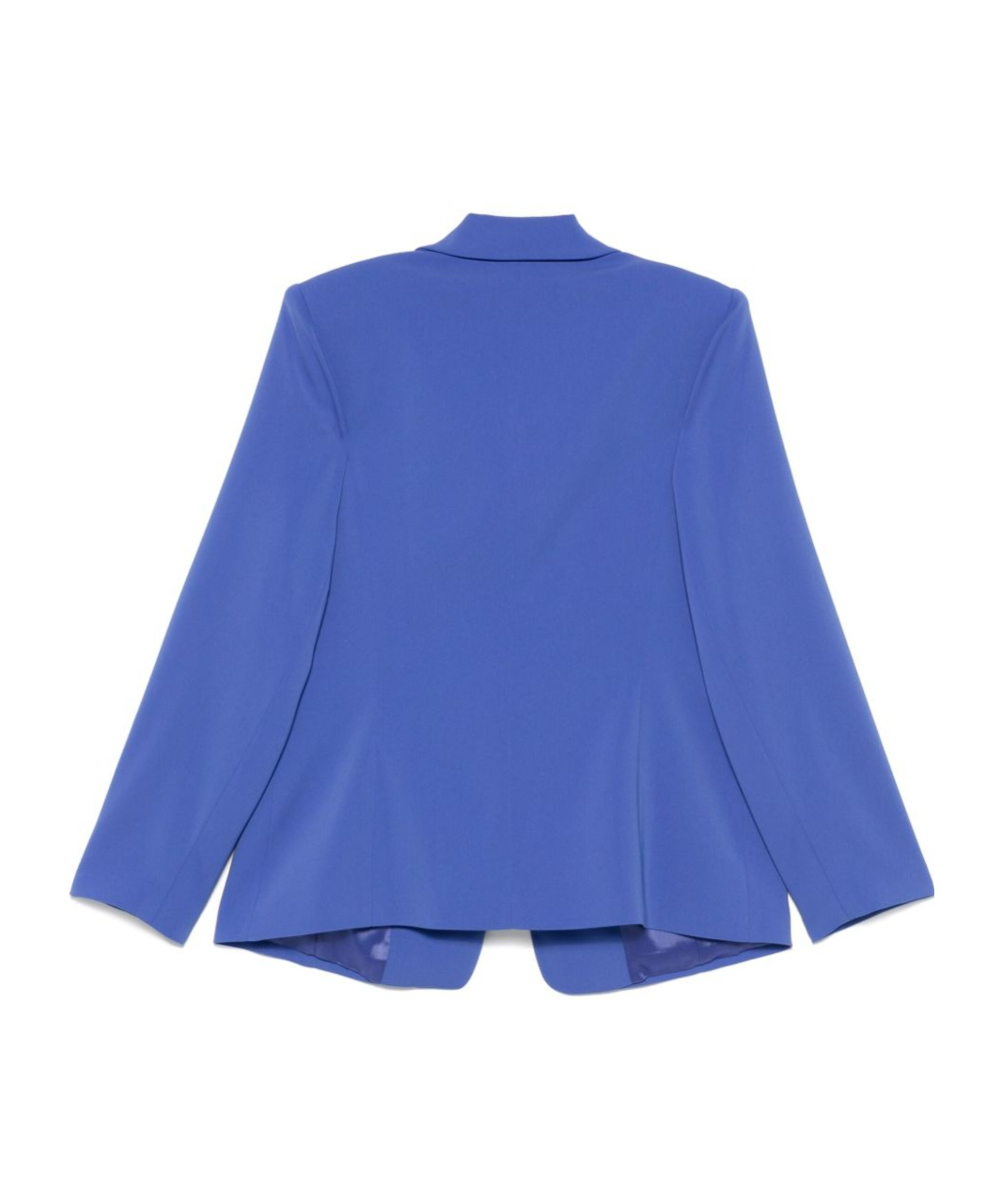 Marina Rinaldi Long-sleeved Denim Coat In Blue