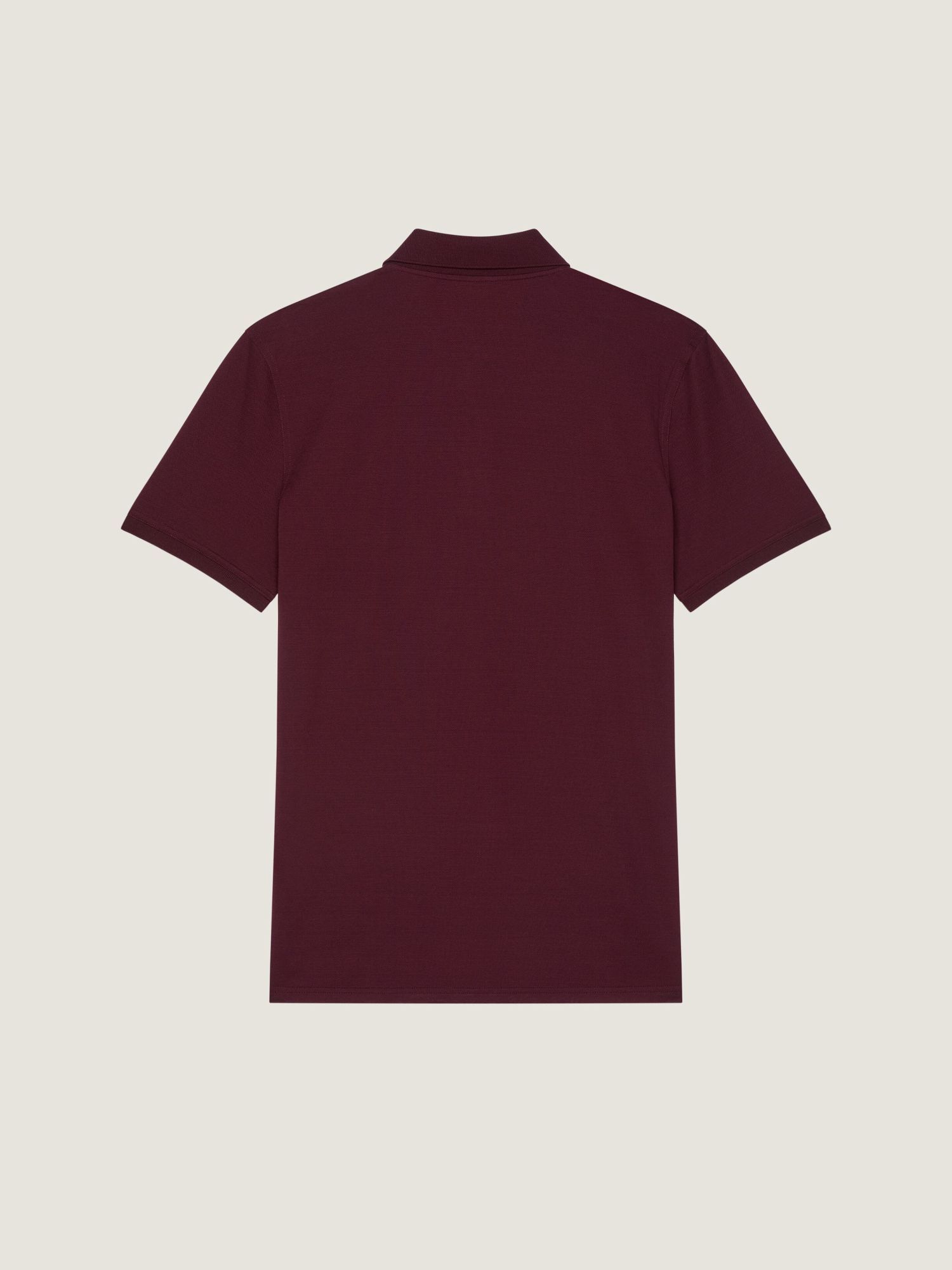 Givenchy Polo In Cotton With Patch In Burgundy