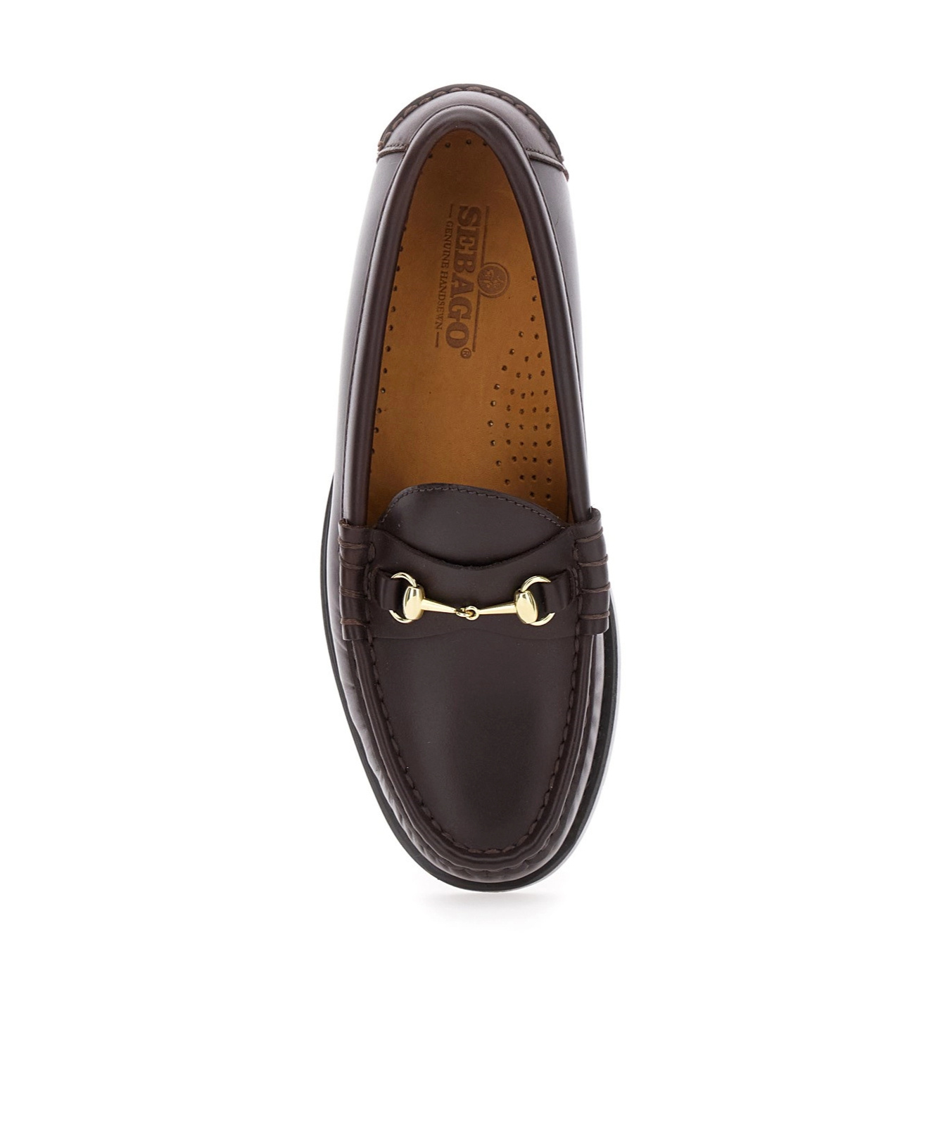 Sebago Joe Modena Bordeaux Pull-on Loafers With Horsebit Detail In Leather Woman In Black