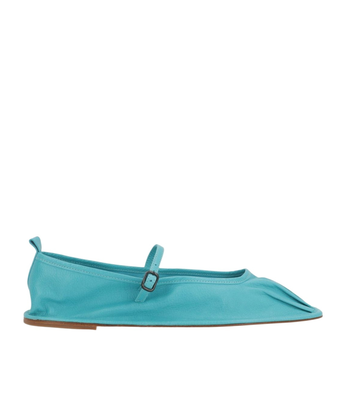 Hereu Dansa Mary Jane Ballet Flats In Turquoise