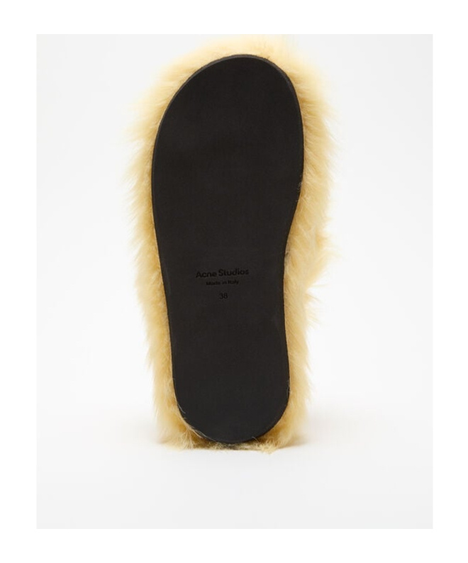 Acne Studios Lambswool Slippers