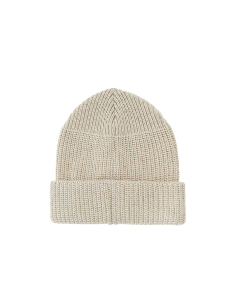 Vivienne Westwood Mens White Sporty Orb-embroidery Wool Beanie In Neutral