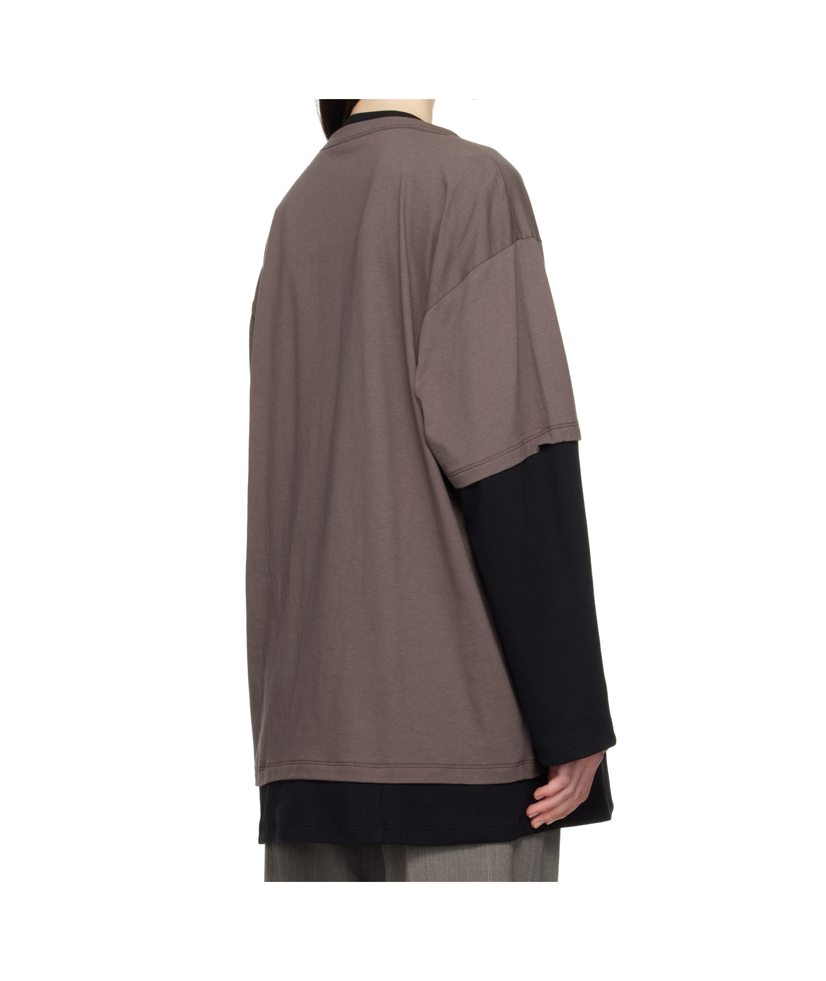 Magliano Oversized T-shirt Trauma In Black/brown
