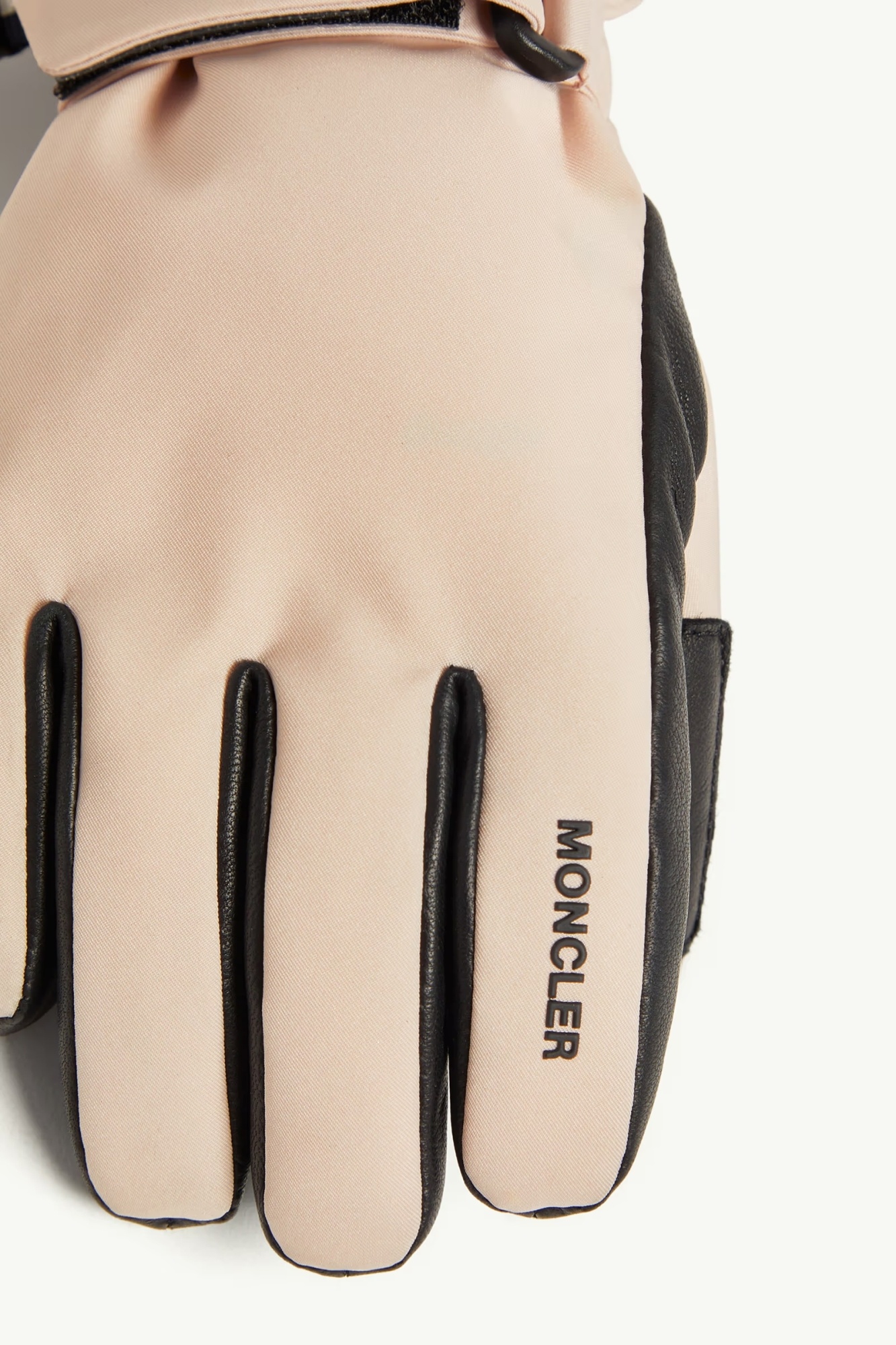 Moncler Padded Gloves In Brown