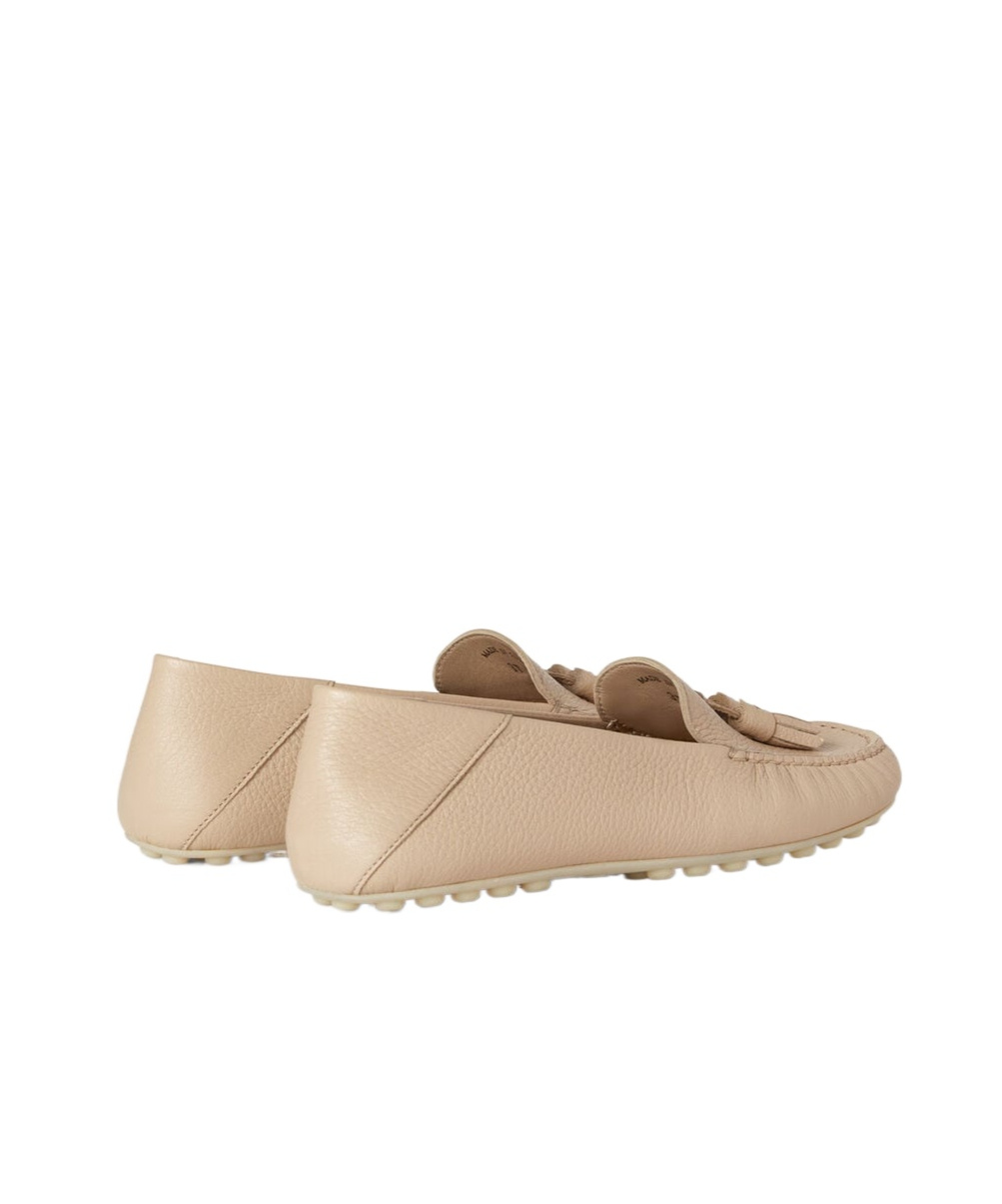 Loro Piana Tassel Mokasin Shoes In Nude