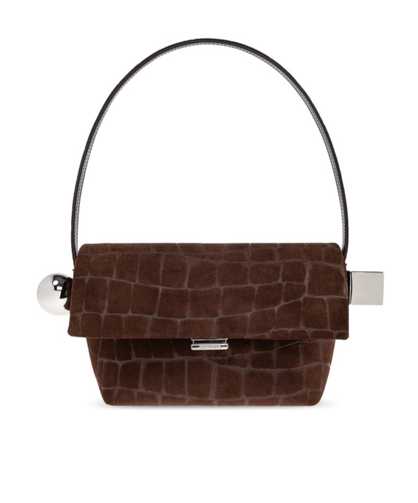 Jacquemus Flip Shoulder Bag In Brown