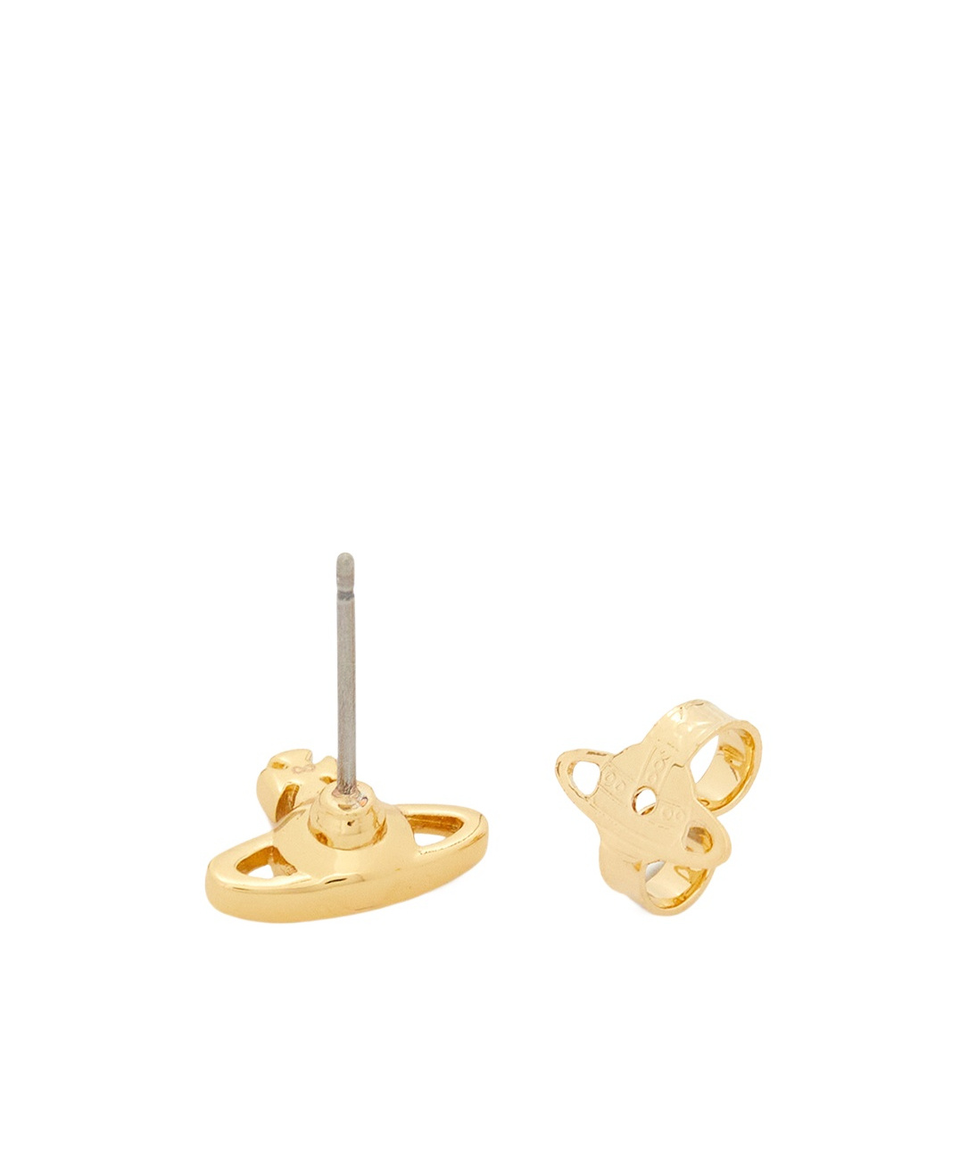 Vivienne Westwood Saturn Shaped Earrings In Yellow
