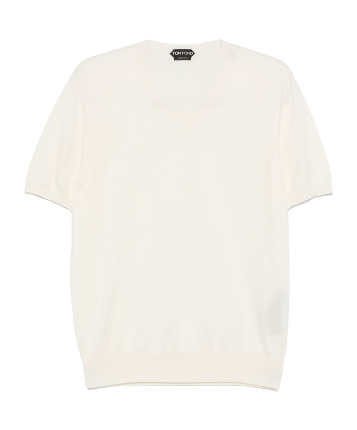 Tom Ford Lightweight Crew Neck T-shirt With Short Sleeves In White