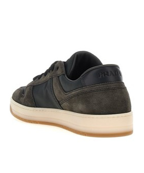 Prada Downtown Sneakers Multicolor In Black