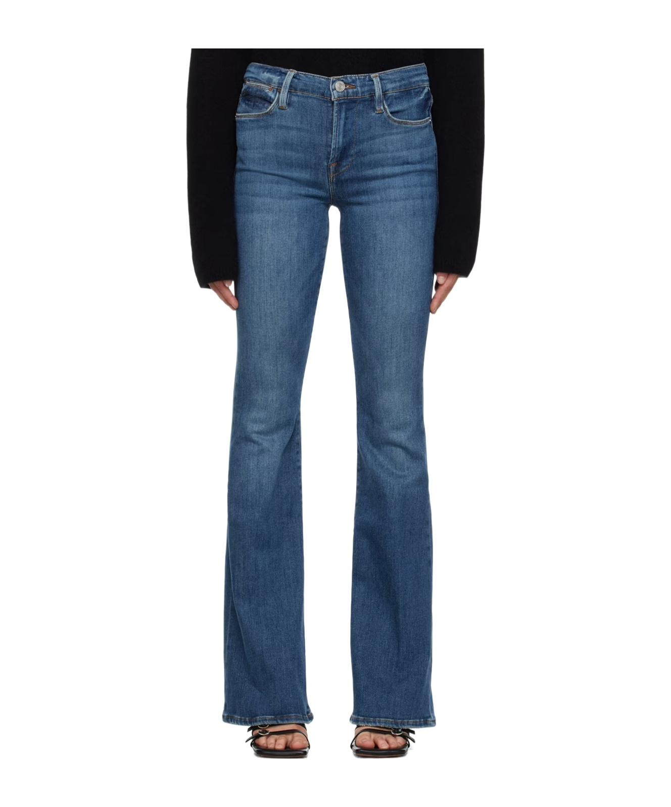 FRAME BELT-STRAP JEANS 