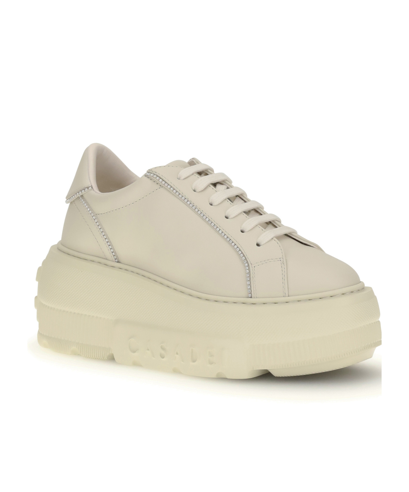 Casadei Nexus Florence Platform Sneakers In White