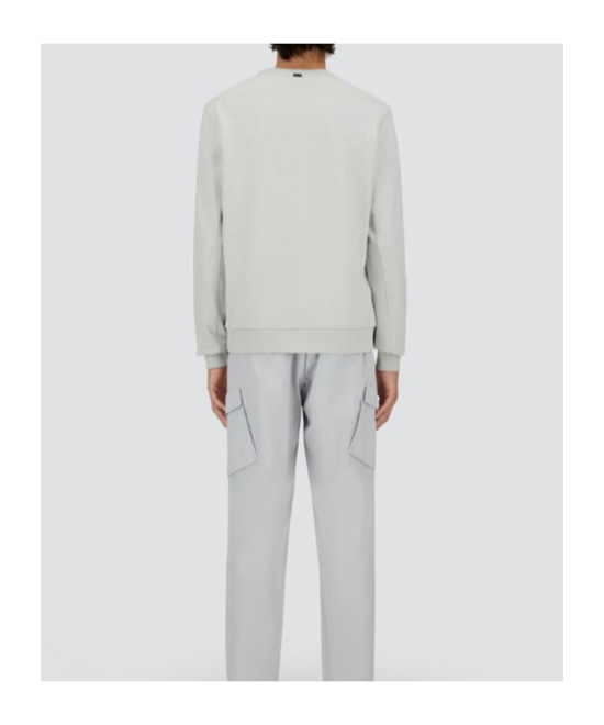 Herno Cotton Sweater And And Nylon Maestro Sweatshirt In Ice