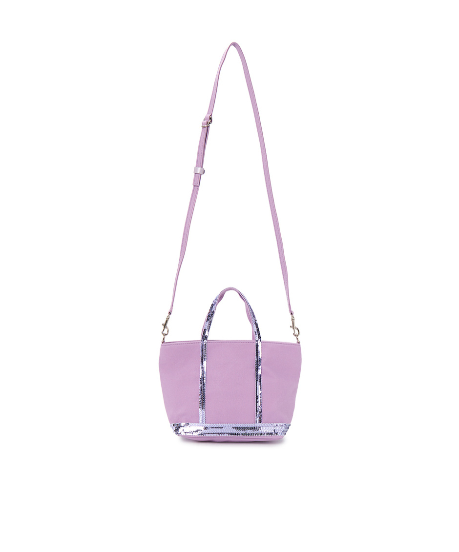 Vanessa Bruno Sequined Shoulder Bag In Purple