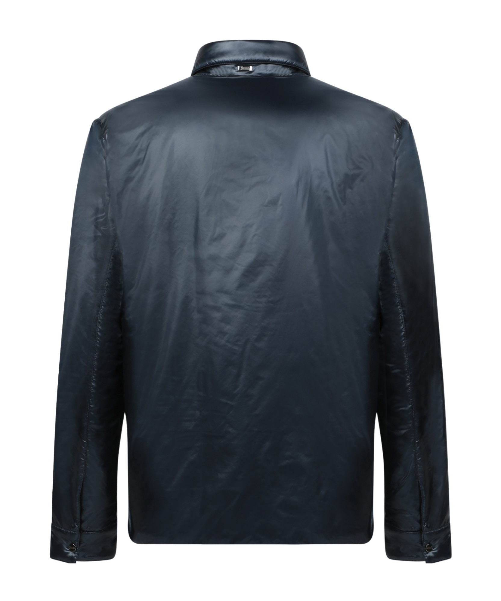Herno Press-stud Fastened Padded Jacket In Black