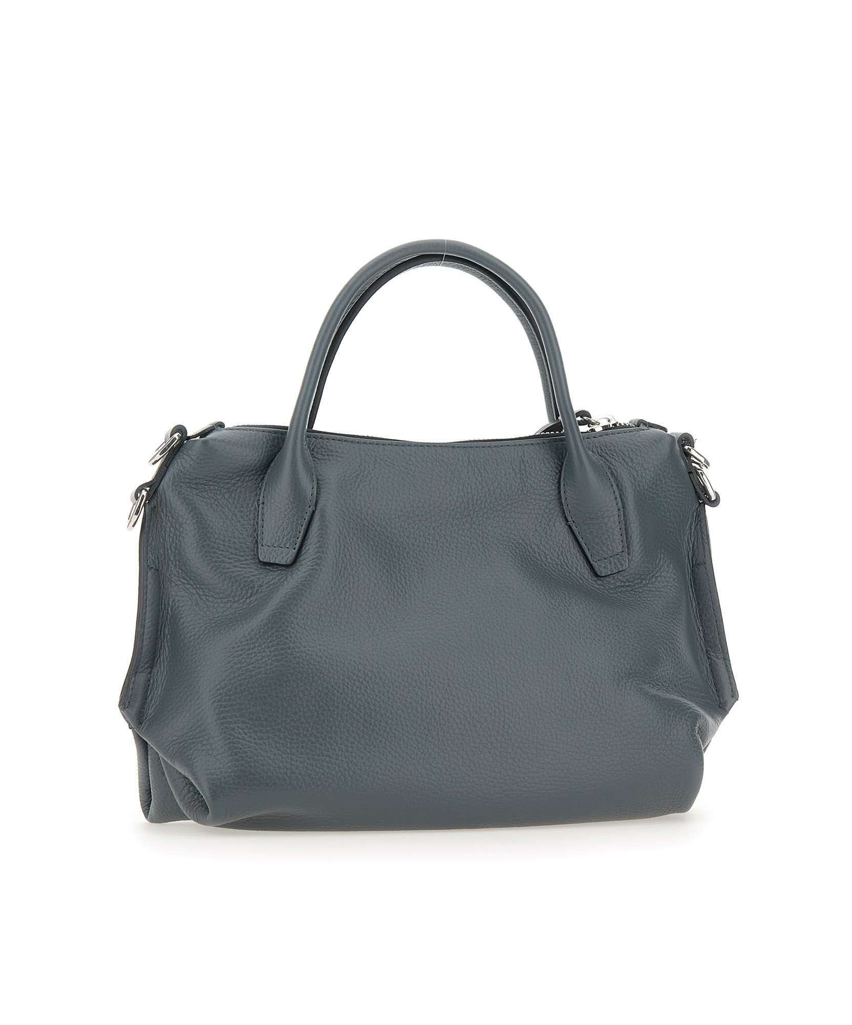 Gianni Chiarini Logo Embossed Zipped Tote Bag In Gray