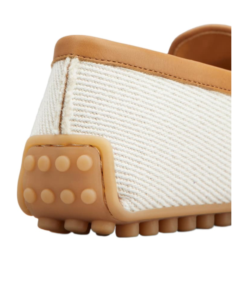 Tod's City Gommino Flat Driving Shoes In Nude