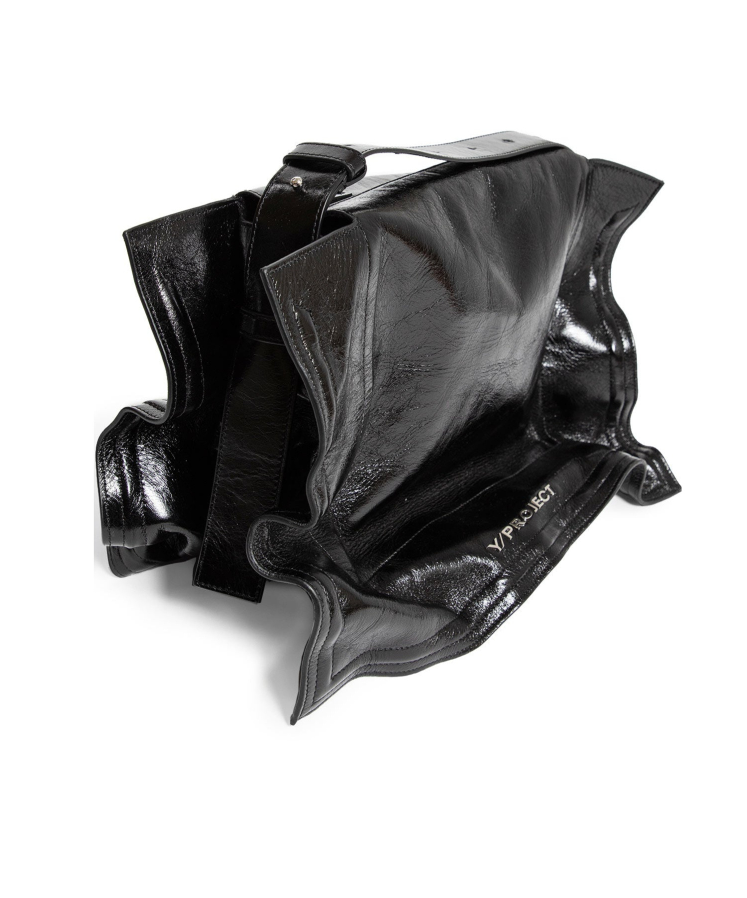 Y/project Adjustable Shoulder Strap Shoulder Bag In Black