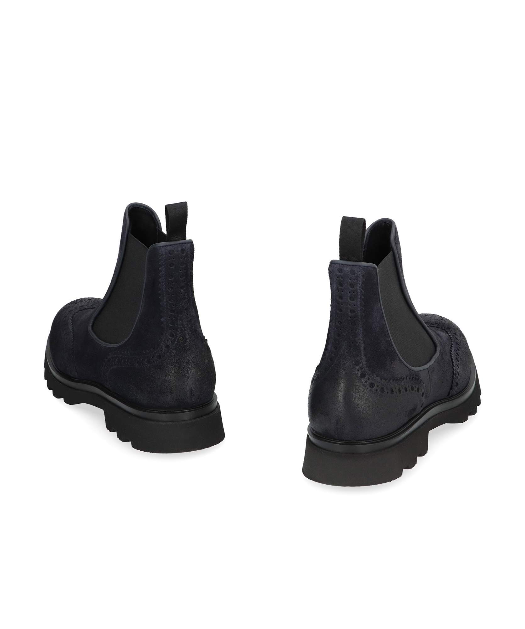 Doucal's Man Ankle Boots Black Size 12 Leather In Black