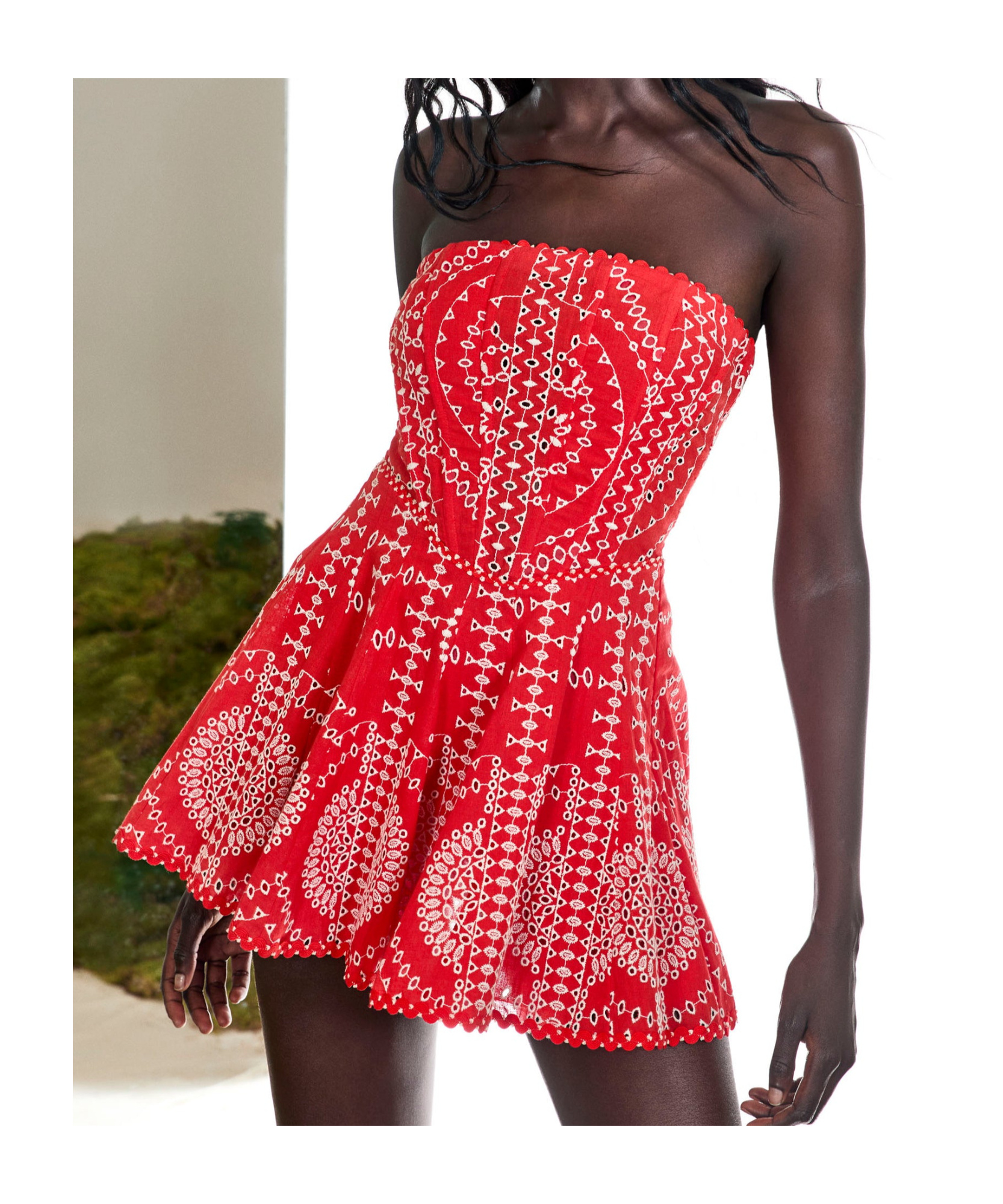 Charo Ruiz Short Dress Clem In Red