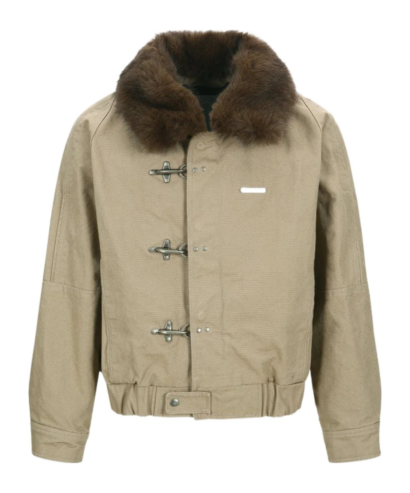 Andersson Bell Ortega Washed Cotton Jacket In Brown