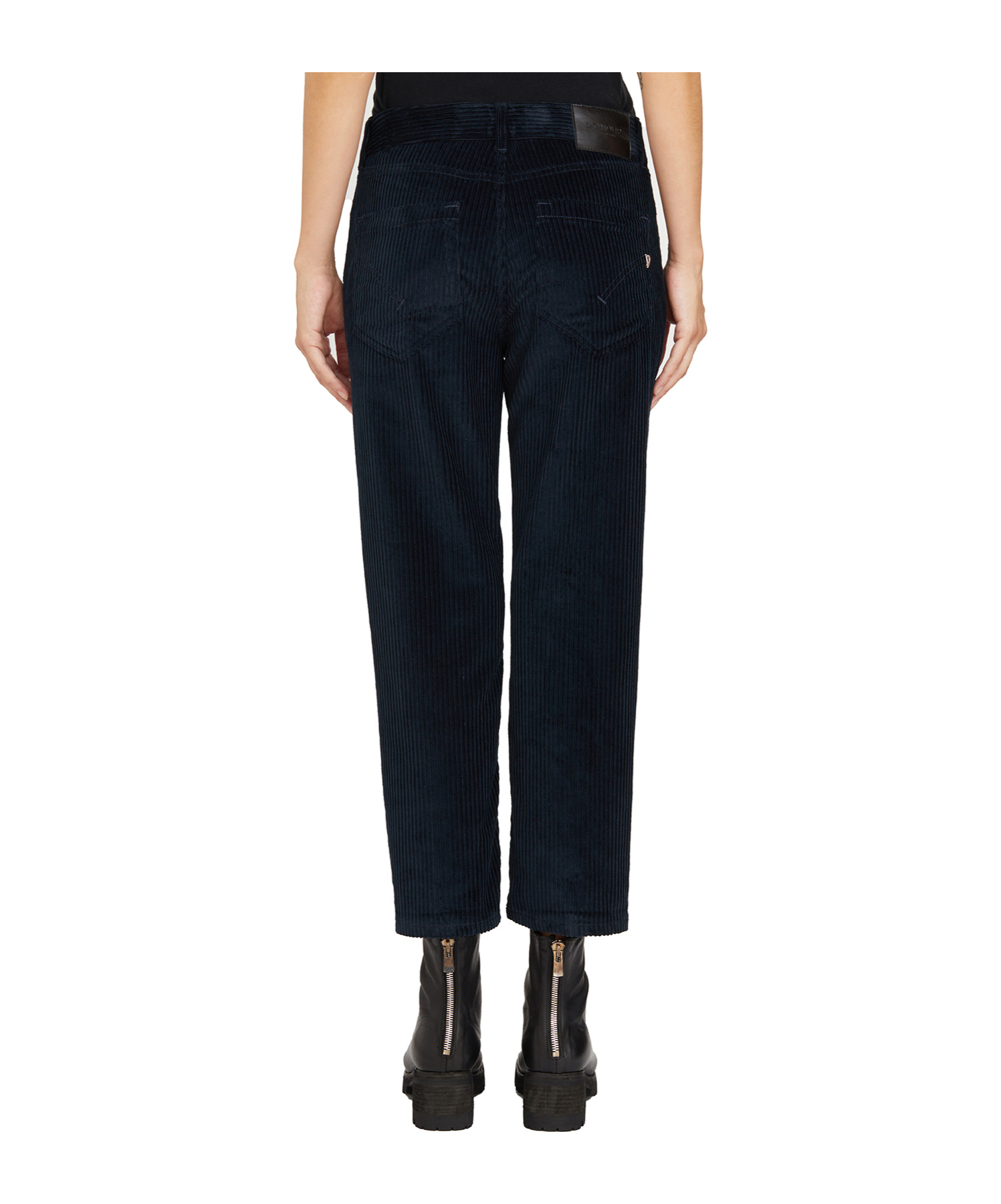 Dondup Woman Pants Black Size 31 Cotton, Elastomultiester, Elastane In Black
