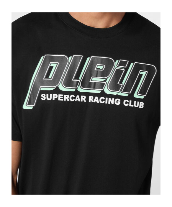 Shop Philipp Plein Plain Jersey T-shirt In Black