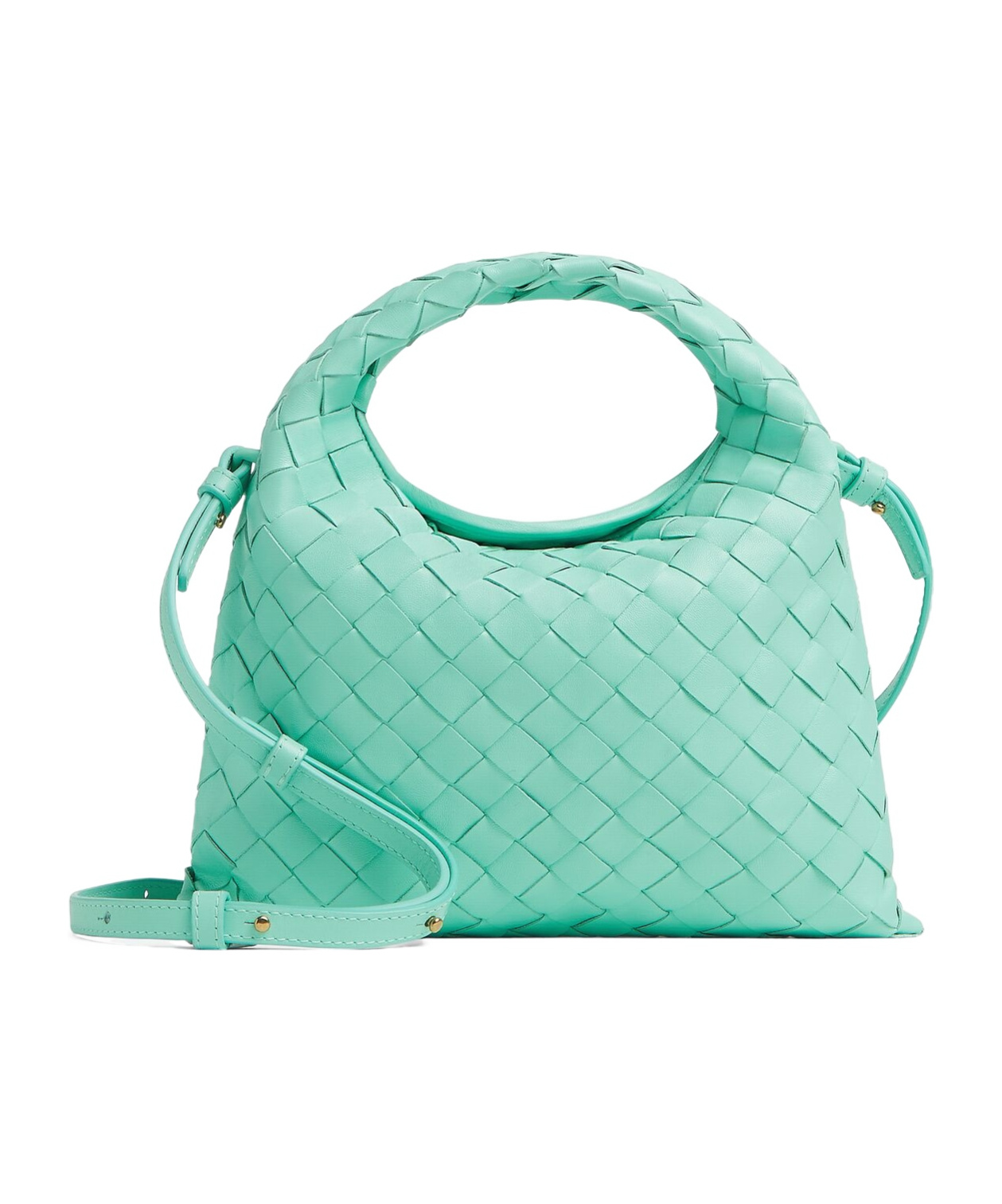 Shop Bottega Veneta Mini Hop In Green