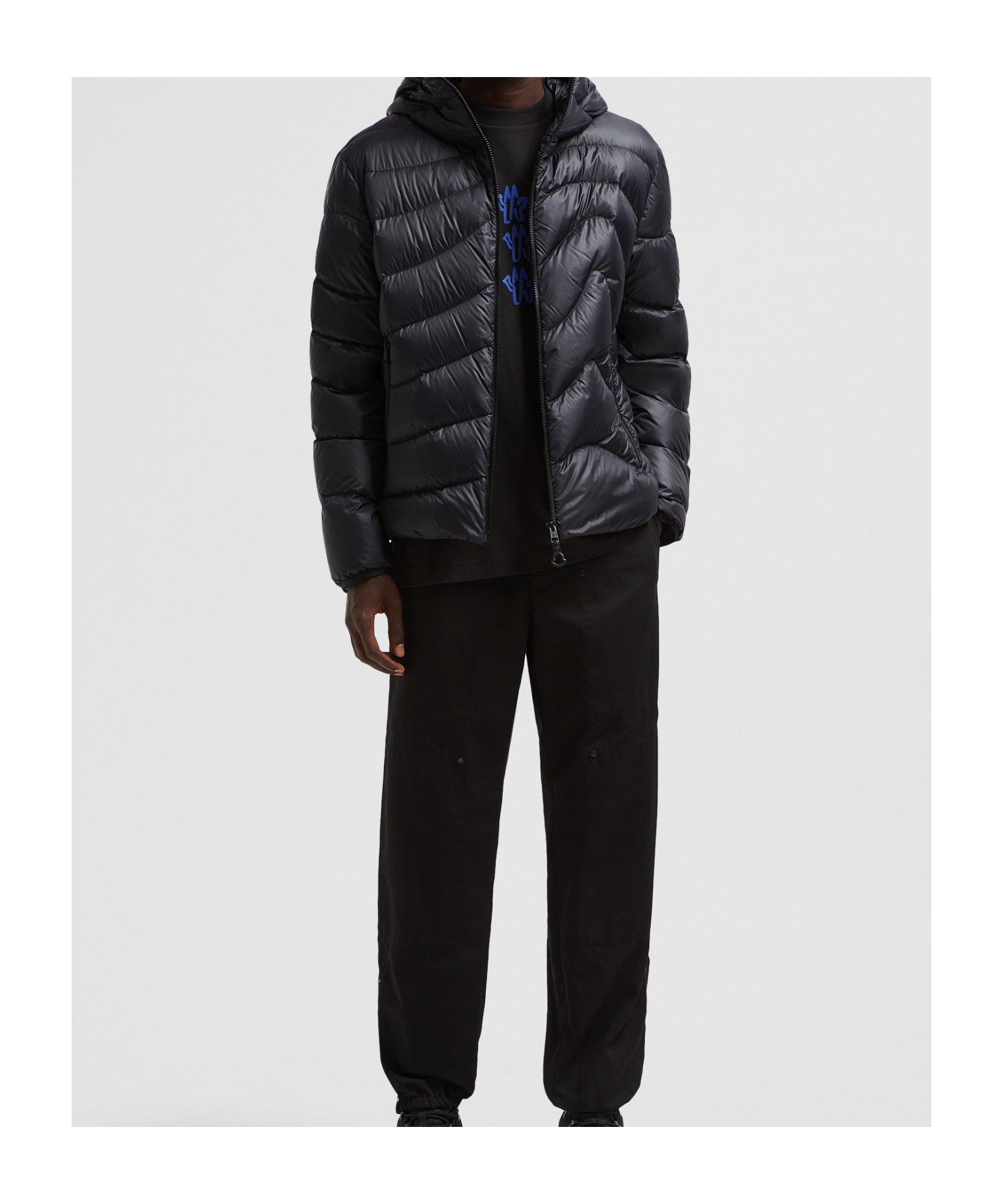 Moncler Zephyros Down Jacket In Black